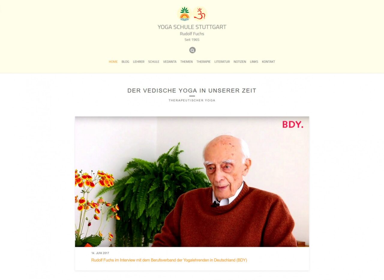 Yogaschule Stuttgart Rudolf Fuchs
