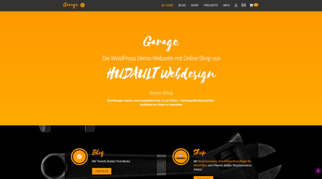 Was gibt es Neues in der Web-Garage (Shop Demo)?