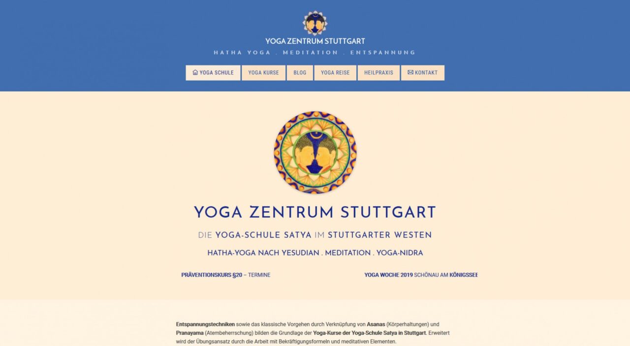 Relaunch Yogazentrum Stuttgart