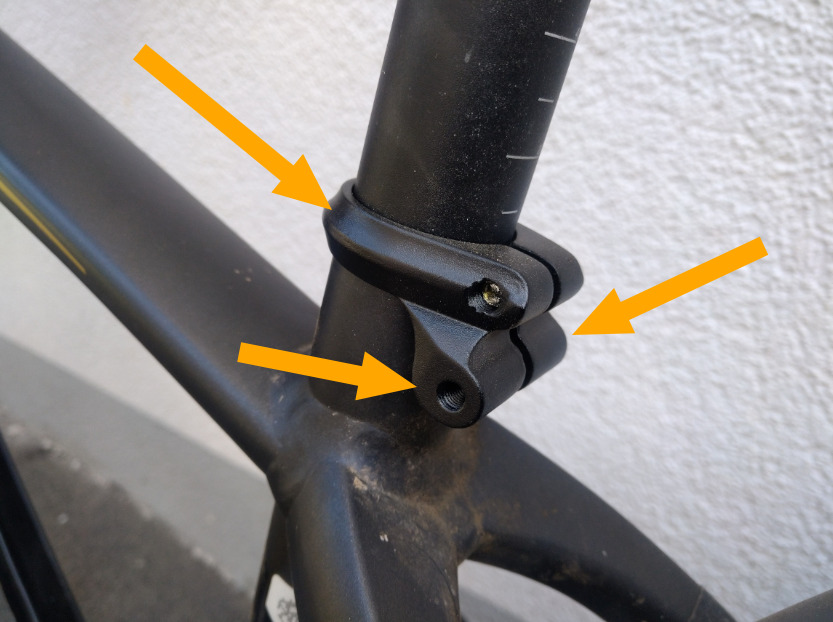Gepäckträger an einen MTB-Rahmen ohne Ösen montieren