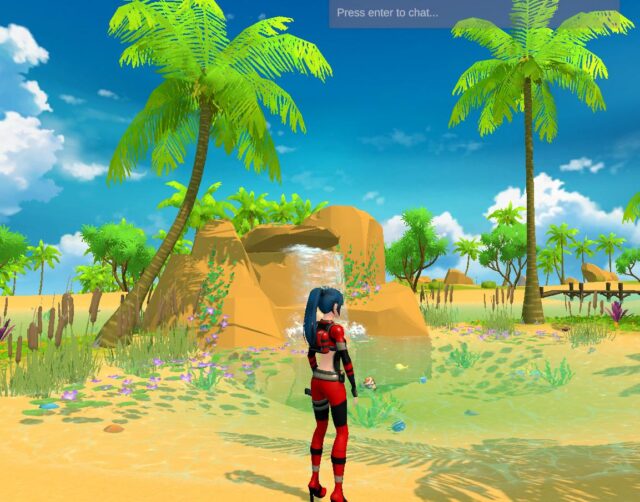 Abkühlung gefällig? Wonderful Island jetzt mit Wasserfall …und Multiplayer… und neuen Fischen :-)