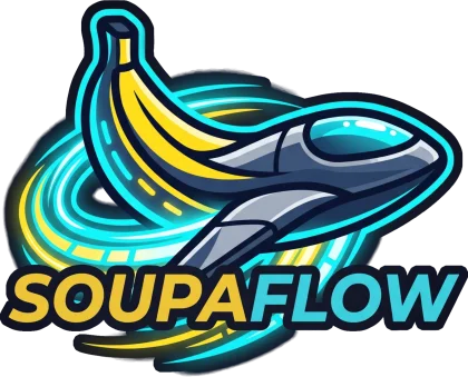 Soupaflow Spaceship Logo