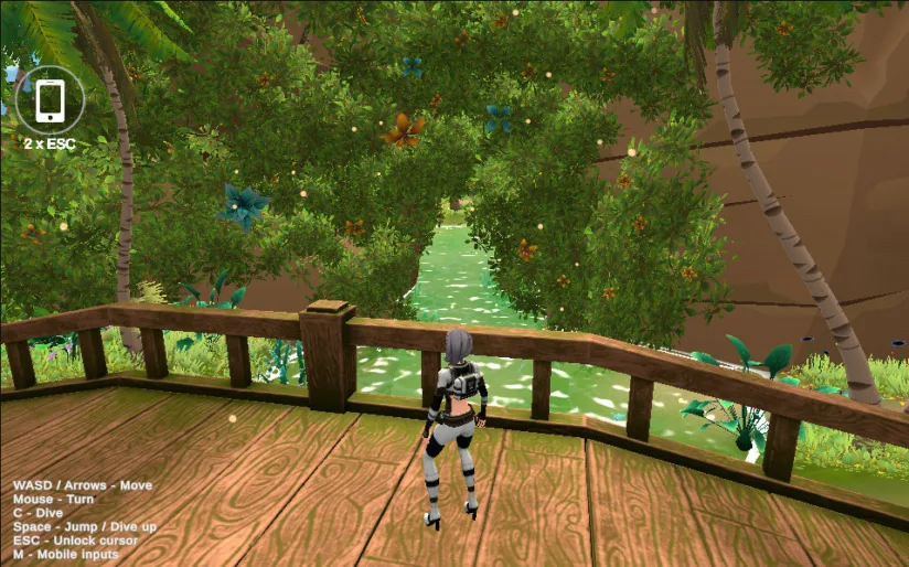 Wonderful Island 3D WebGL Szene Screenshot 9